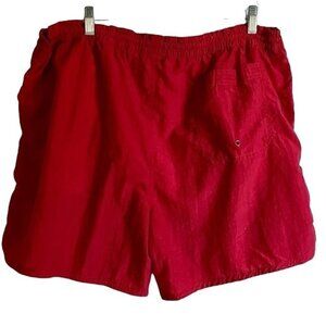 Basic Editions Red Swim Trunks Mens Large